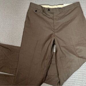 Hart Schaffner Marx Men's Worsted Wool Trouser Pant Dress Slacks 35 Reg